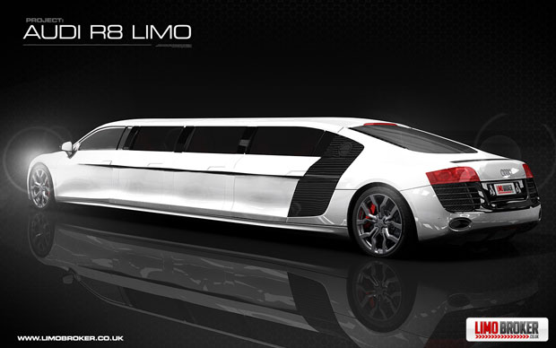 Limo Broker Audi R8 Superlimo